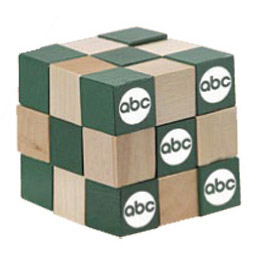 Wooden Cube Puzzle... from ASI 77074 ZZ DROPPED - Penguin Products LLC