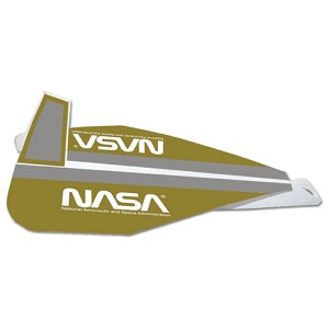 Space Shuttle / Spacecraft Shaped Paper / Cardboard Glider... from ASI 67620 Lion Circle Corp