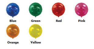 Translucent Mylar Foil Balloons... from ASI 55675 Galaxy Balloons Inc