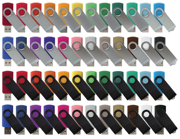 Houston Metal Swivel Cap Memory Stick / USB Drive... from ASI 62124 iClick, Inc.