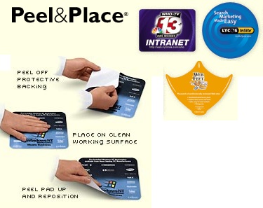 Peel&Place Repositionable Mouse Pads... from ASI 49716 Digispec & CounterPoint