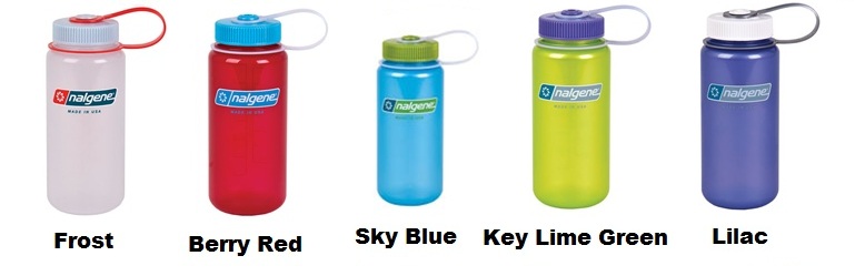Nalgene 16 oz Wide Mouth Translucent Water Bottles... from ASI 74245 Nordic Co Inc