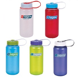 Nalgene 16 oz Wide Mouth Translucent Water Bottles... from ASI 74245 Nordic Co Inc
