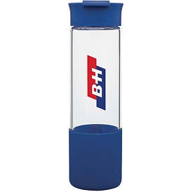 Glass Vessel / Bottle with Silicone Grip... from ASI 51197 ETS Express, LLC