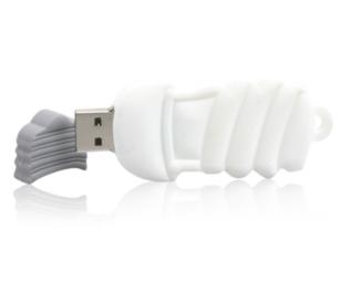 CFL Lightbulb Shaped USB Flash Drive ... from ASI 62124 iClick, Inc.