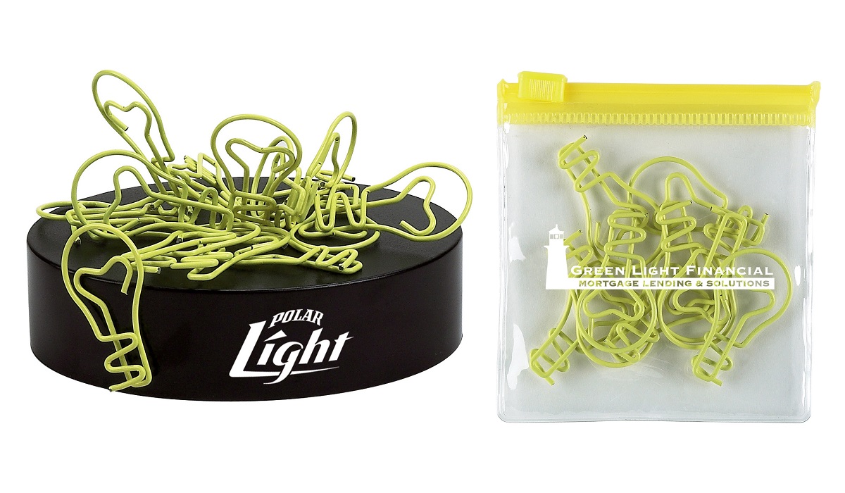 Clipster Lightbulb Shaped Paperclips... from ASI 48500 Dard Products