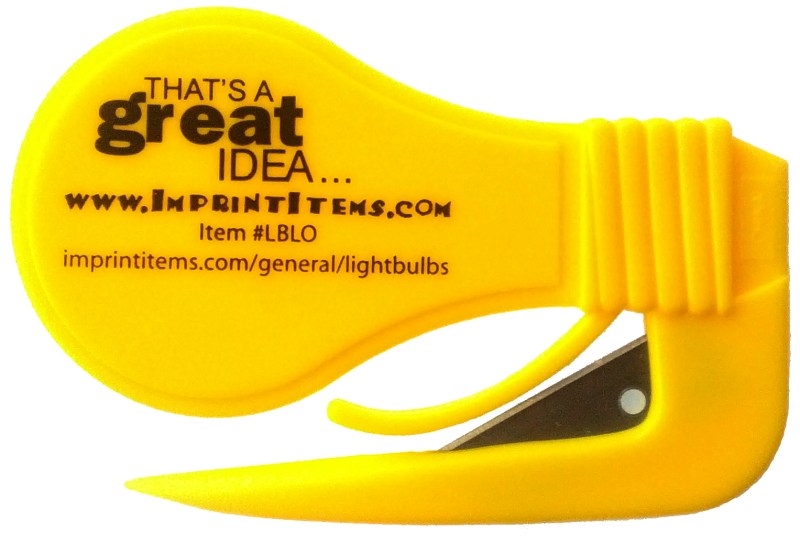 Lightbulb Shaped Letter Opener... from ASI 48500 Dard Products