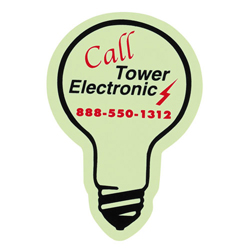 Light Bulb Shaped Magnets - Glow in the Dark... from ASI 68507 The Magnet Group