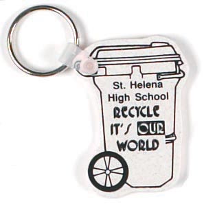 Custom Shaped Recycled Key chains... from ASI 56100 Gemini Ind Inc