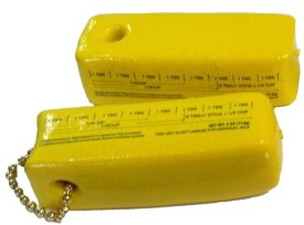 Stick of Butter / Margarine Shaped Foam Keychain... from ASI 79970 Pro-Sports Foam Products