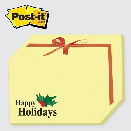 Box / Package / Present - Die cut Post it Note... from ASI 91240 3M/Promotional Markets Dept