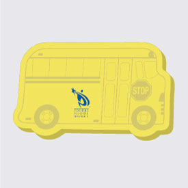 Bus / School Bus - Die cut Post it Note Pads... from ASI 91240 3M/Promotional Markets Dept