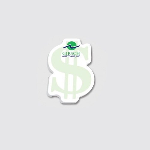 Dollar / Money / Currency - Die Cut Post-it Note Pads... from ASI 91240 3M/Promotional Markets Dept