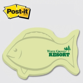 Fish - Die Cut Post-it Note Pads ... from ASI 91240 3M/Promotional Markets Dept