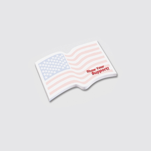 Flag - Die Cut Post-it Note Pads ... from ASI 91240 3M/Promotional Markets Dept