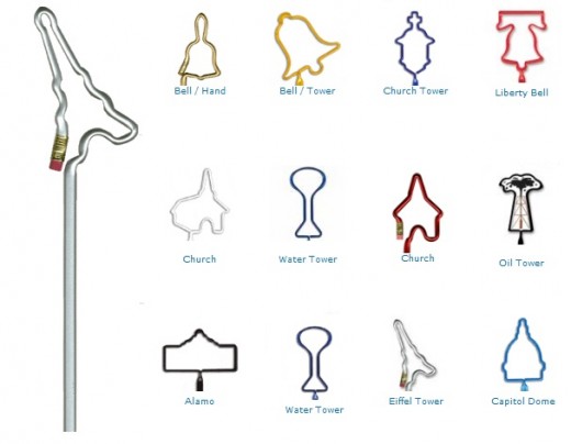 Building / Structure Shaped Pens and Pencils... from ASI 39850 The Bentcil Company