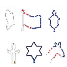 Political / Religious Symbols Shaped Pens and Pencils... from ASI 39850 The Bentcil Company
