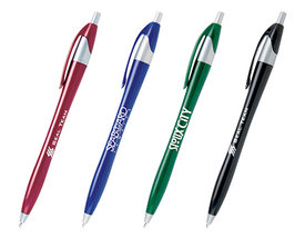Lina Corporate Silver Accent Pens... from ASI 61966 HPG / Hub Pen