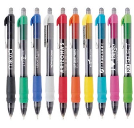 MaxGlide Click  Pens w/ Air Cushioned Grip... from ASI 61966 HPG / Hub Pen