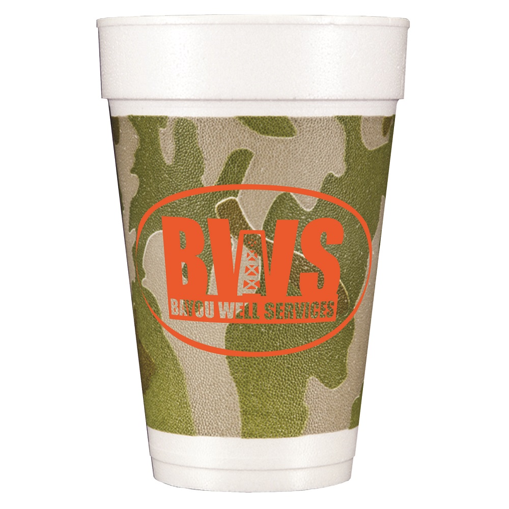Camo foam cup, 16 oz.... from ASI 79541 Print Appeal,Inc. / Print Appeal