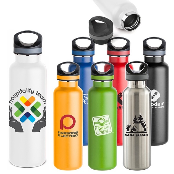 20oz Double Wall Vacuum Insulated Bottles... from ASI 88060 Snugz/USA Inc