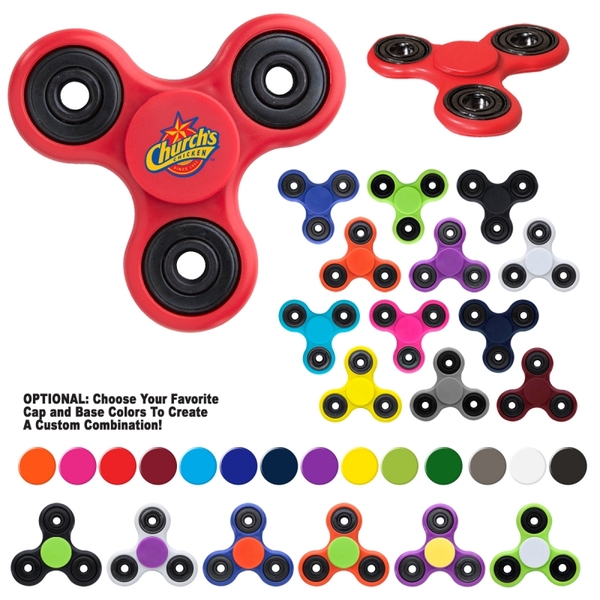Fidget Spinner Toy. Spin Between Thumb And Middle Finger.  Perfect... from ASI 61125 Hit Promotional Products