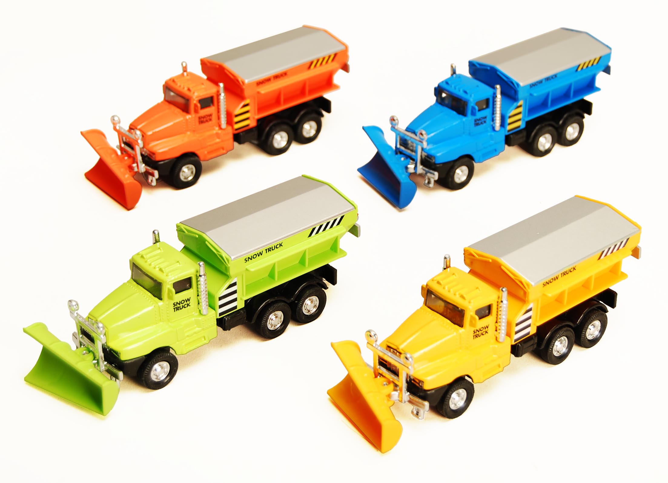 Die cast metal six wheel snow plow truck.... from ASI 85620 H M Schmidt Co Inc / Traveling Billboard