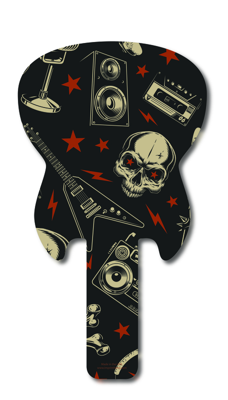 Custom shaped corrugated plastic bidder auction paddles / hand fans with... from ASI 54322 FireSprint Printing