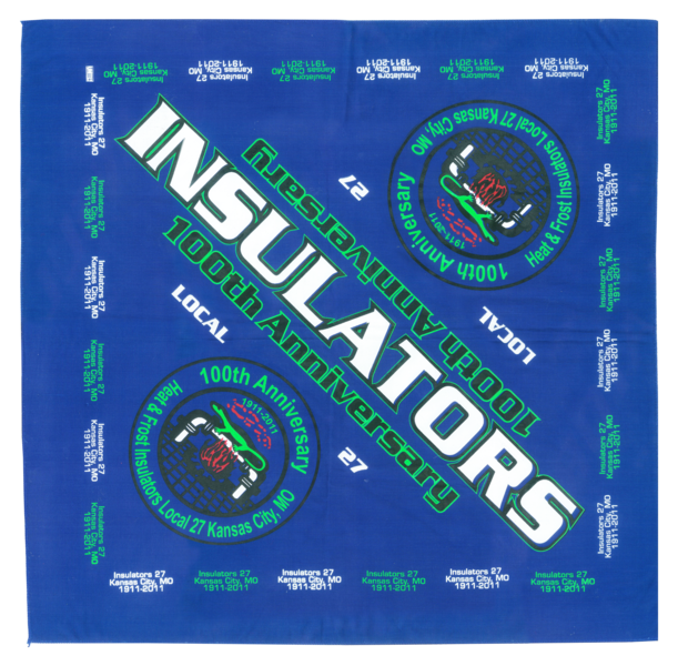 Muslin bandanna with purl stitch edges.... from ASI 31260 AdCapitol / Adcapitol