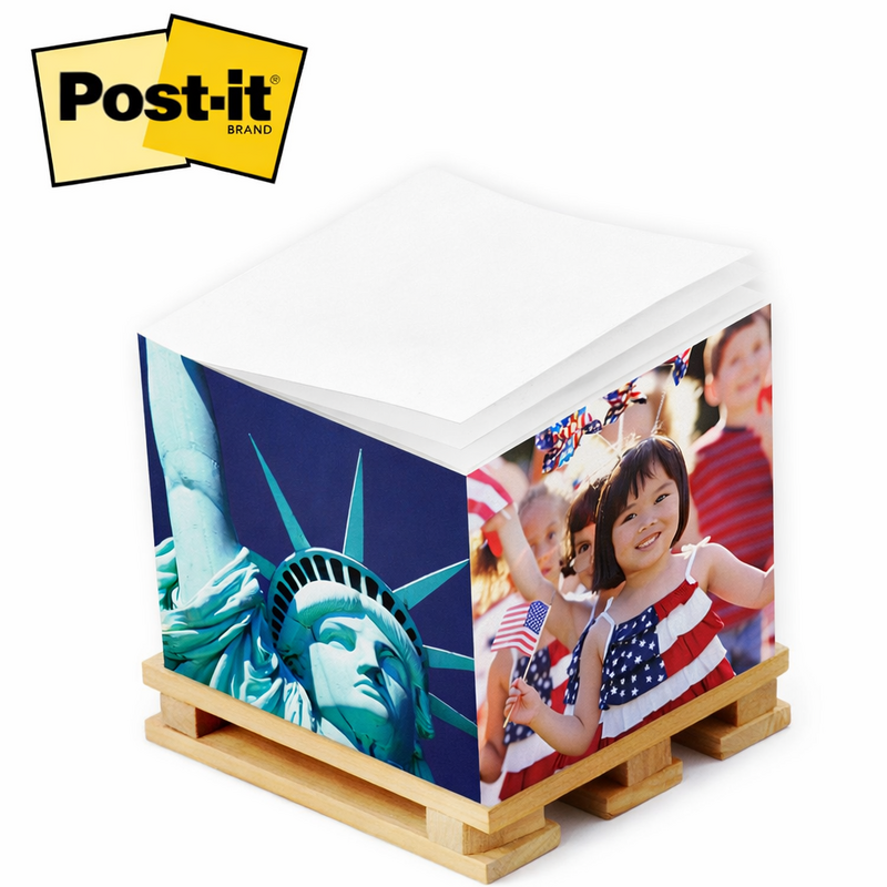 2 3/4" x 2 3/4" x 2 3/4" custom printed full... from ASI 91240 3M/Promotional Markets Dept