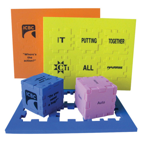 Foam Puzzle Cubes - Snafooz® inspired puzzle... from ASI 54886 Foamworx