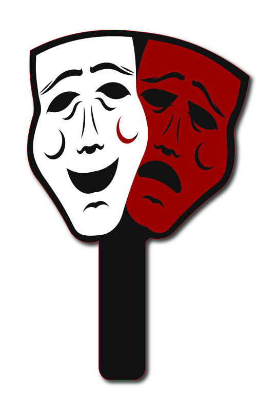 Custom shaped corrugated plastic bidder auction paddles / hand fans with... from ASI 54322 FireSprint Printing