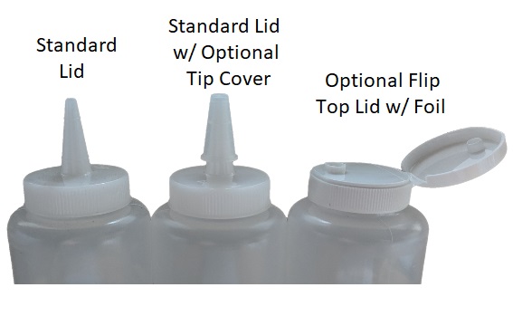 Recyclable Food Safe 12 oz. condiment bottle with optional spout tip.... from ASI 67075 Leprechaun Promotions, LLC / Leprechaun Promotions