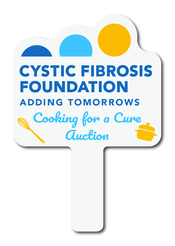 Custom shaped corrugated plastic bidder auction paddles / hand fans with... from ASI 54322 FireSprint Printing