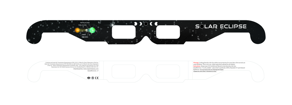 Custom Printed Eclipse Glasses - Safe Solar Viewers - View Solar