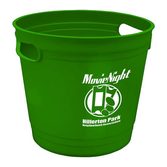 Plastic party bucket / tub / pail with molded handles for... from ASI 55990 Garyline / GaryLine®