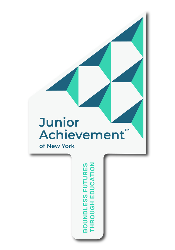 Custom shaped corrugated plastic bidder auction paddles / hand fans with... from ASI 54322 FireSprint Printing