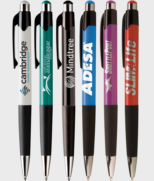 Las Vegas Push Retractable Pens... from ASI 61966 HPG / Hub Pen