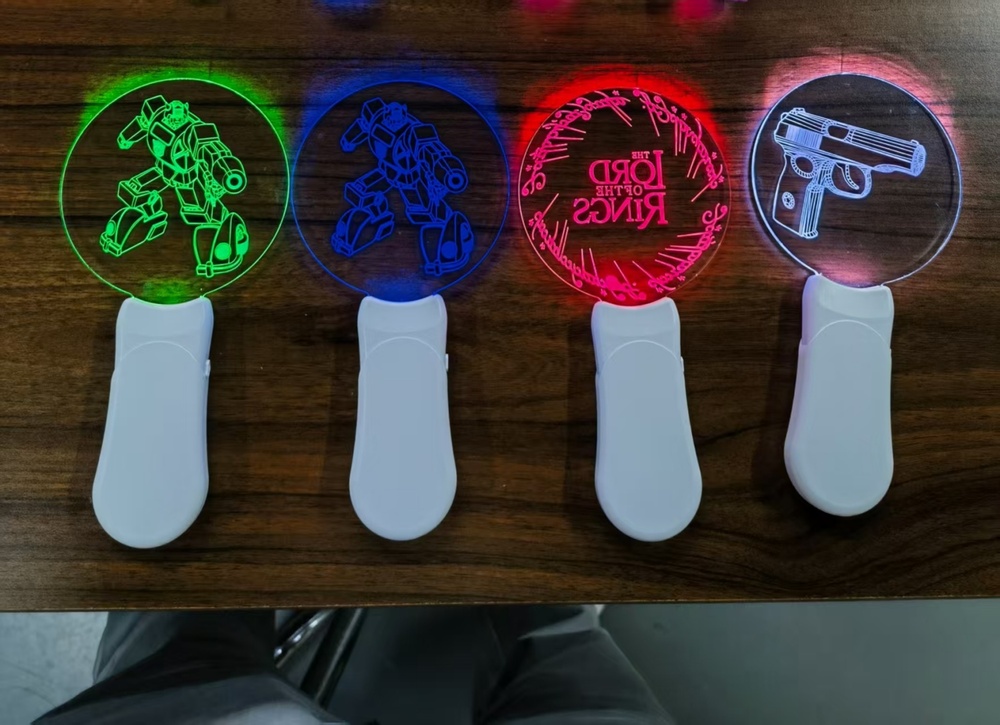 LED Light Up Custom Shape Auction Paddles... from ASI 89241 Star Promo, Inc.