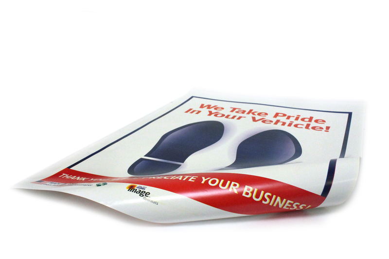 Light Duty Latex/Treated Paper Custom Floor Mats - BETTER - Image