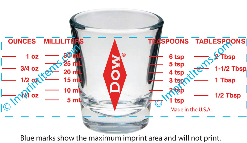 Mini-Measure 1.5oz Measuring Shot Glass ... from ASI 74710 Numo