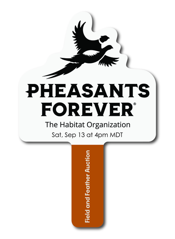 Custom shaped corrugated plastic bidder auction paddles / hand fans with... from ASI 54322 FireSprint Printing