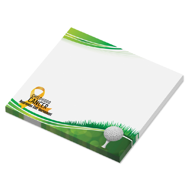 3 x 3  Value Priced 4-Color process Post-it Note Pads... from ASI 91240 3M/Promotional Markets Dept