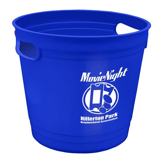 Plastic party bucket / tub / pail with molded handles for... from ASI 55990 Garyline / GaryLine®