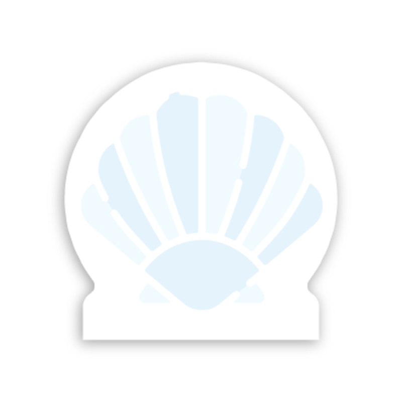 Sea Shell / Clam - Die Cut Post-it Note Pads ... from ASI 91240 3M/Promotional Markets Dept