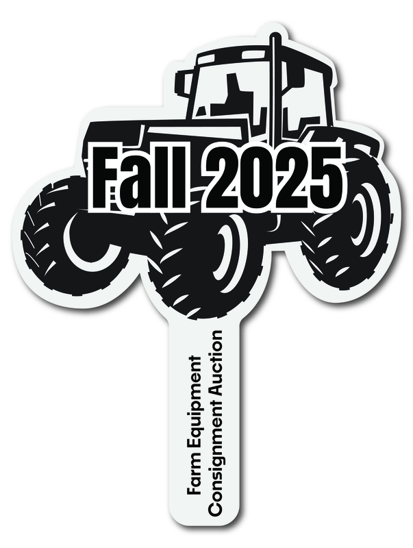 Custom shaped corrugated plastic bidder auction paddles / hand fans with... from ASI 54322 FireSprint Printing