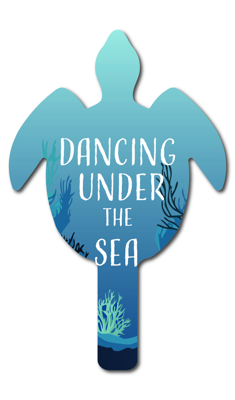 Custom shaped corrugated plastic bidder auction paddles / hand fans with... from ASI 54322 FireSprint Printing