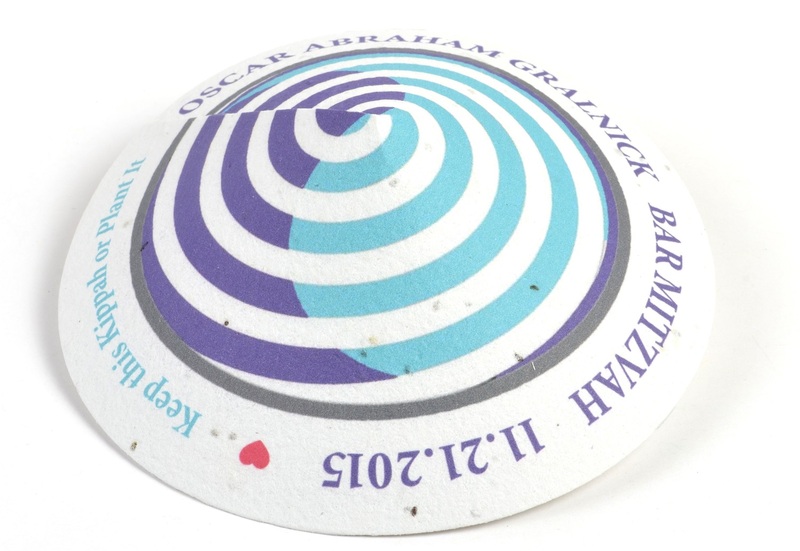 Plantable Seed Paper Kippah / Yarmulke... from ASI 40646 Bloomin Promotions / Bloomin' Promotions (TM)