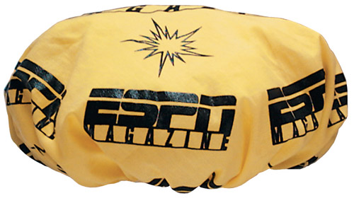 Nylon ruffle spa cap/hair cover/head cap with elastic sewn in the... from ASI 31260 AdCapitol / Adcapitol