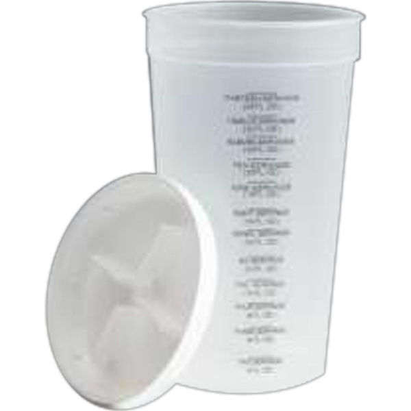 Plastic fitness shaker cup that holds up to 22 oz.... from ASI 91265 ZZ CLOSED - Timberwolf Products / Timberwolf